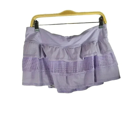 Lululemon Run- Nothing to Hide Mini Skirt-Lilac Size 10- RARE - Picture 4 of 8